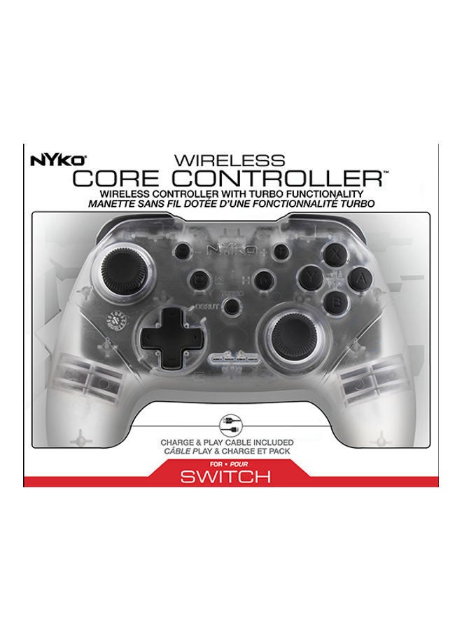 Wireless Core Controller Clear For Nintendo Switch