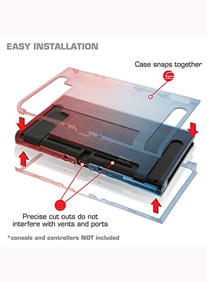 Nyko - Thin Case For Nintendo Switch Red/Blue - Image 1