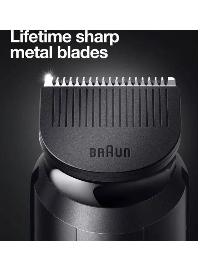 BRAUN - All-in-one trimmer MGK3321 for men, incl. 5 extra attachments Turquoise - Image 1