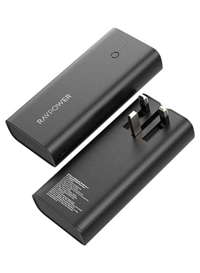 RAVPOWER 10000.0 mAh Power Bank 10000 mAh Black  - Image 1