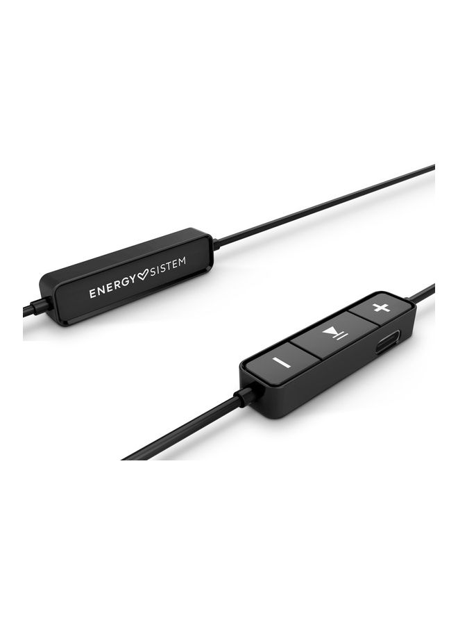 Energy Sistem - Earphones Bluetooth 5.1 Style 1 With Microphone 8h Battery Crystal Clear Sound Type C Space Black - Image 1