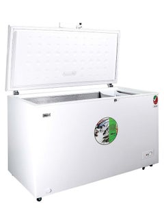 Chest Freezer Aluminum Inside External Handle With Outside Condensor 425 Ltrs Gross Capacity 380 Ltrs Net Capacity 792 kW NCF425 White