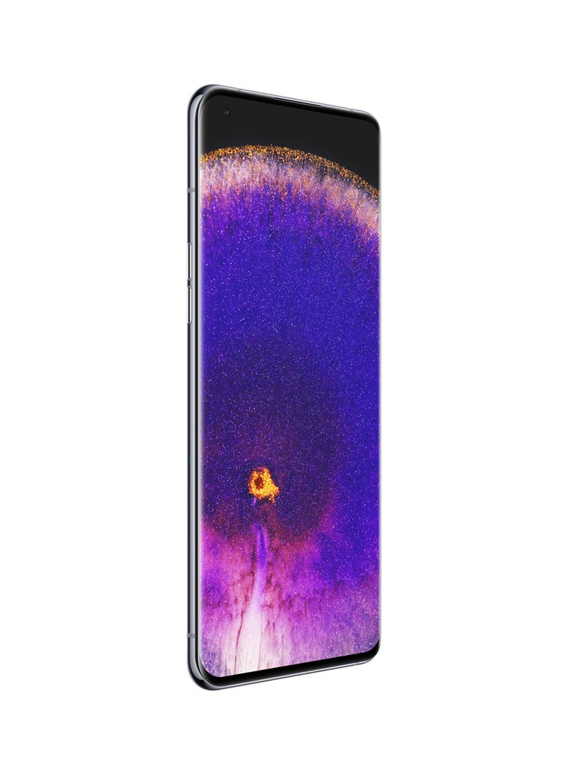 هاتف Find X5 Pro ثنائي الشريحة باللون الأبيض السيراميكي بذاكرة 12 جيجابايت وذاكرة 256 جيجابايت وشبكة الجيل الخامس إصدار الشرق الأوسط