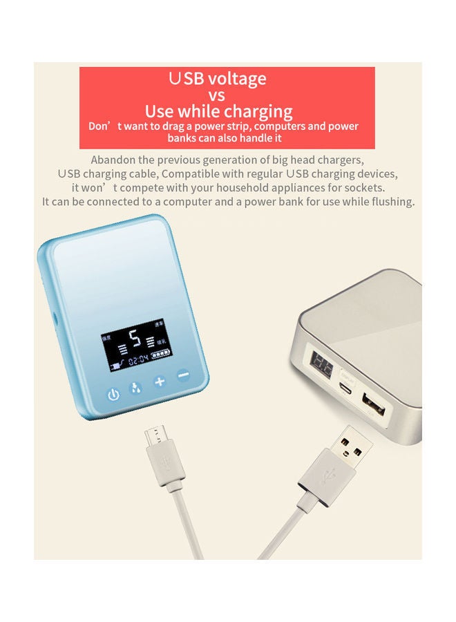 كيدل مضخة الثدي بتصميم USB LCD بشاشة عرض بلورية سائلة ذات 9 سرعات - Image 4