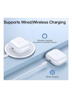 JOYROOM Bluetooth TWS Earphones With Charging Case White  - Image 4