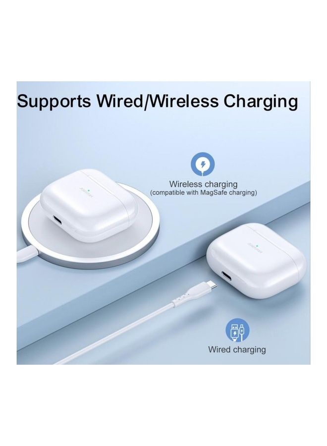 JOYROOM Bluetooth TWS Earphones With Charging Case White - Image 4