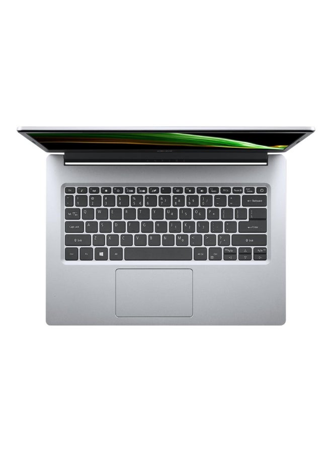 Acer - A114-33-C8DK Laptop With 14-Inch Display, Intel Celeron N4500 Processor / 4GB RAM / 64GB Flash Drive / Intel UHD Graphics / Windows 11 Home + Microsoft Office 365 Personal 1 Year  / arabic Silver - Image 1