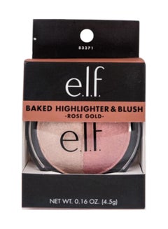 e.l.f. Cosmetics Baked Highlighter With Blush Rose Gold  - Image 1