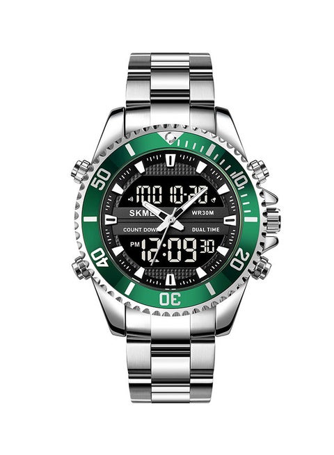 Men's Fashion Sports Quartz Dual Display Digital  Waterproof Watch 1850