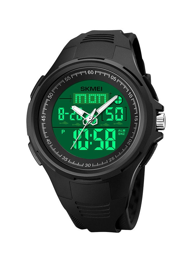 سكمي ساعة رقمية عصرية للرياضة في الهواء الطلق متعددة الوظائف مع إنذار 5 بار ومقاومة للماء 1844 - Image 2