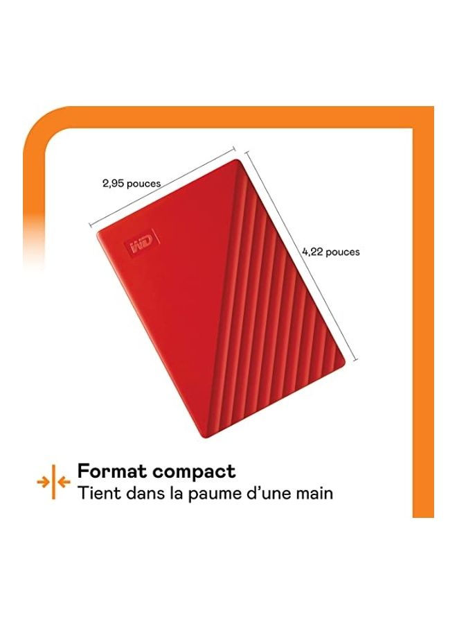 WD My Passport Portable External Hard Drive, WDBYVG0020BRD-WESN 2 TB  - Image 2