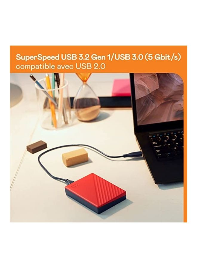 WD My Passport Portable External Hard Drive, WDBYVG0020BRD-WESN 2 TB  - Image 5