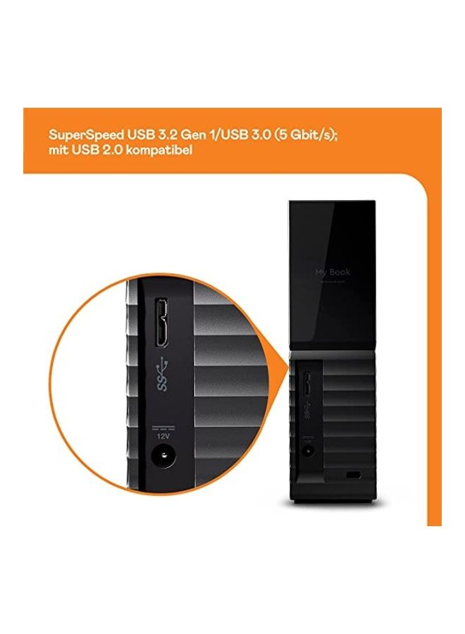 WD - My Book USB 3.0 Desktop Hard Drive With Password Protection And Auto Backup Software, WDBBGB0180HBK EESN 18 TB - Image 1