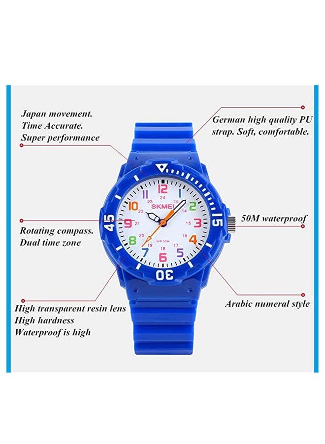 SKMEI Fashion Leisure Waterproof Quartz Jelly Children's Clock Watch  1043 - Image 5