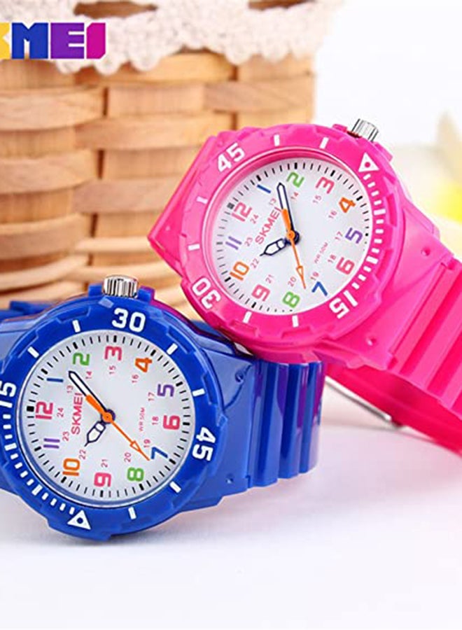 SKMEI Fashion Leisure Waterproof Quartz Jelly Children's Clock Watch  1043 - Image 3
