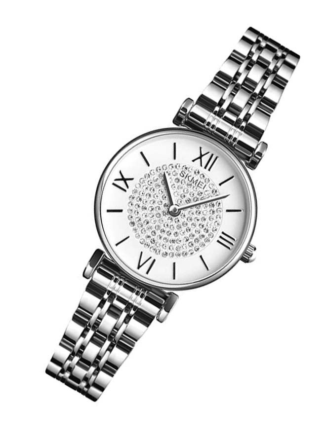 SKMEI Women's Waterproof Stainless Steel Fashion Luxury Watch 1533  - Image 4