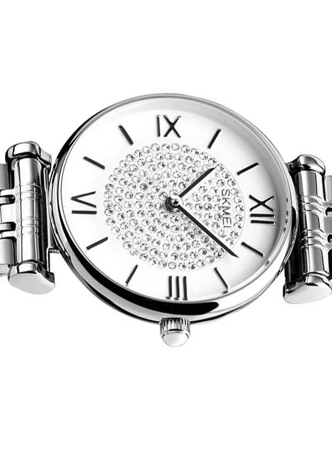 SKMEI Women's Waterproof Stainless Steel Fashion Luxury Watch 1533  - Image 5