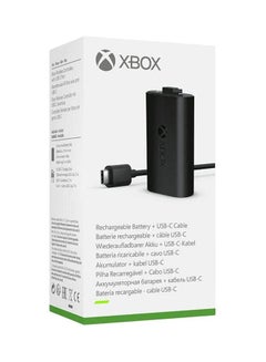 مايكروسوفت مجموعة أدوات إكس بوكس و طقم شحن مع كابل USB من النوع C أسود  - Image 2