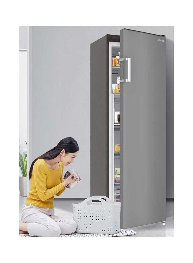 CHiQ - Upright Freezer No Frost Reversible Doors Fast Freezing Vertical Handle Big Drawer Electronic Control 270 L 70 W CSF270NSK1 Silver - Image 1