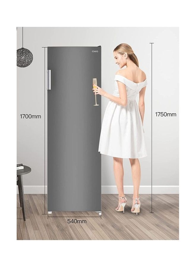 CHiQ - Upright Freezer No Frost Reversible Doors Fast Freezing Vertical Handle Big Drawer Electronic Control 270 L 70 W CSF270NSK1 Silver - Image 1