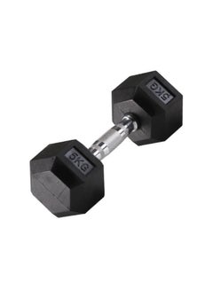 Rubber Hex Dumbbell 5kg