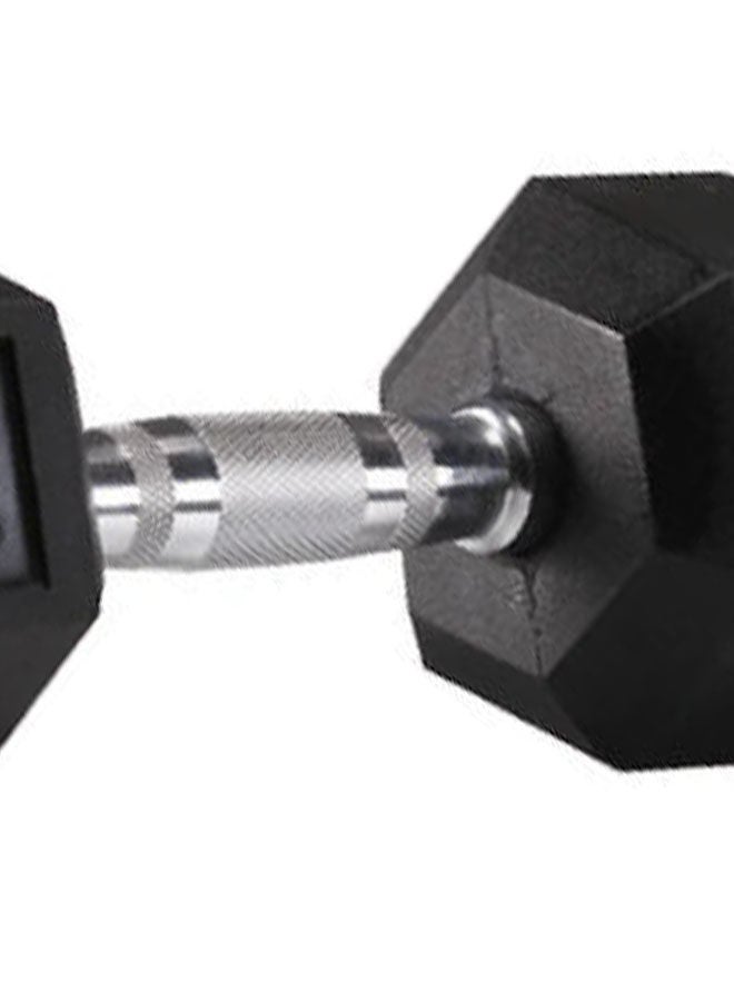 BODY SCULPTURE - Rubber Hex Dumbbell 5kg - Image 1