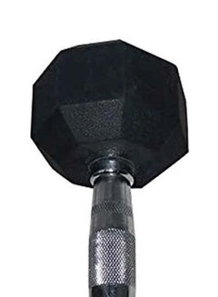 BODY SCULPTURE Hex Rubber Dumbbell - (1 Pair) 10kg  - Image 2