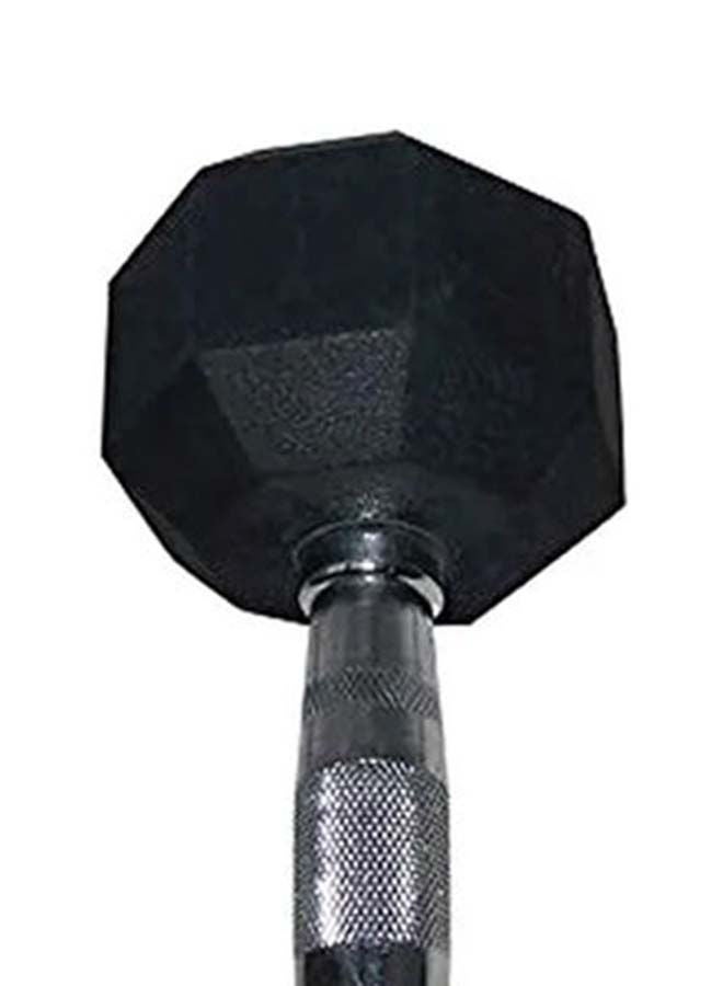 BODY SCULPTURE - Hex Rubber Dumbbell - (1 Pair) 10kg - Image 1