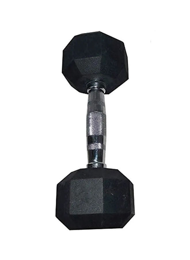 BODY SCULPTURE - Hex Rubber Dumbbell - (1 Pair) 10kg - Image 1