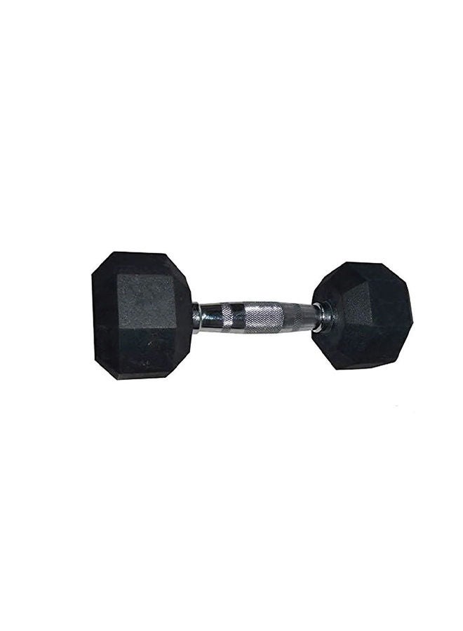 BODY SCULPTURE - Hex Rubber Dumbbell - (1 Pair) 10kg - Image 1
