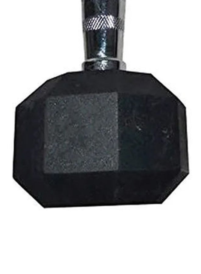 BODY SCULPTURE - Hex Rubber Dumbbell - (1 Pair) 10kg - Image 1