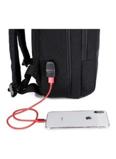 MEINAILI 15.6-Inch Laptop Backpack With Smart Usb Charge Port - Black Black  - Image 4