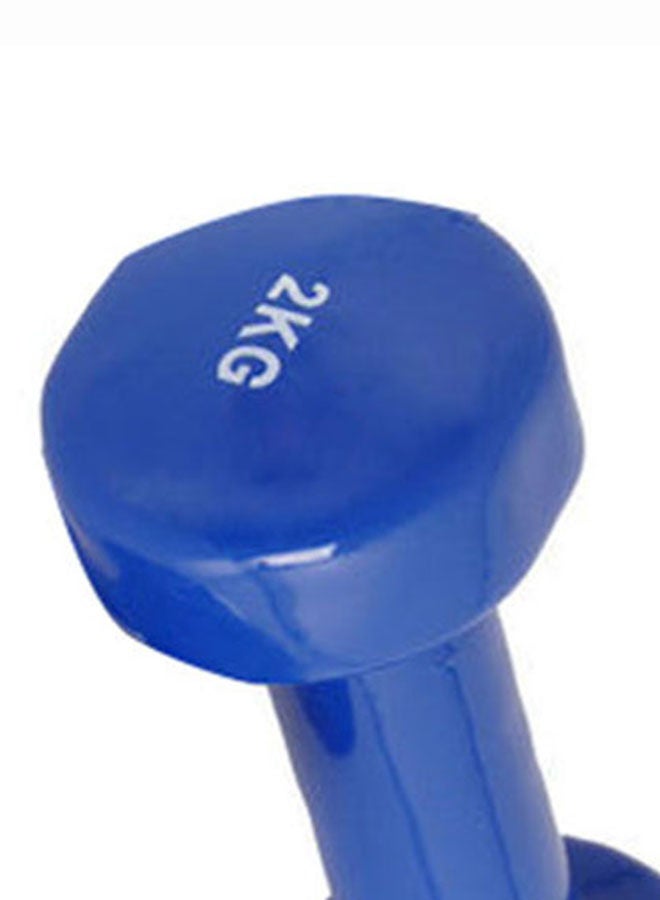 هاي فلاي طقم دمبل مغطى بالفينيل مكون من قطعتين 2كيلوجرام - Image 4