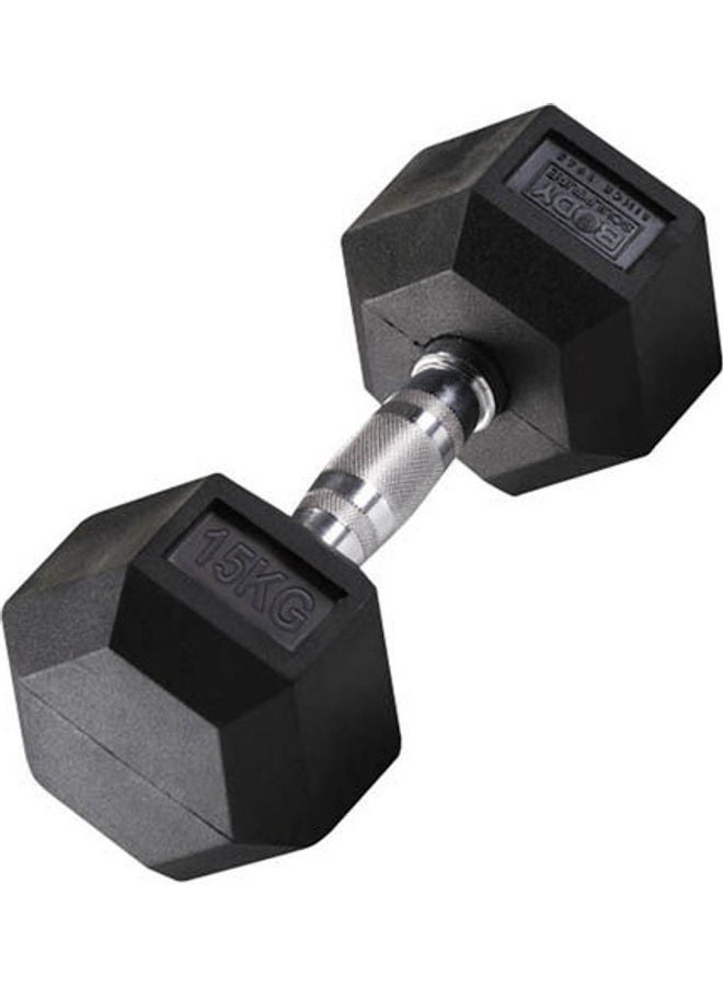 BODY SCULPTURE Hex Dumbbells 15kg - Image 1