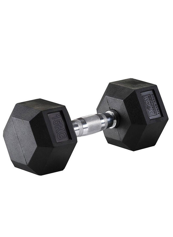 BODY SCULPTURE Hex Dumbbells 15kg - Image 2