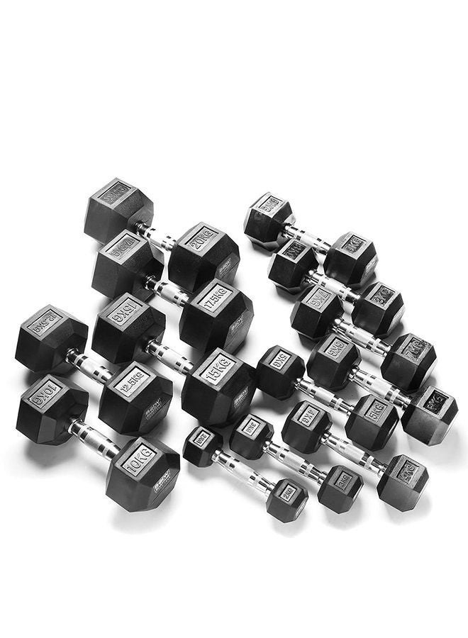 BODY SCULPTURE Hex Dumbbells 15kg - Image 3
