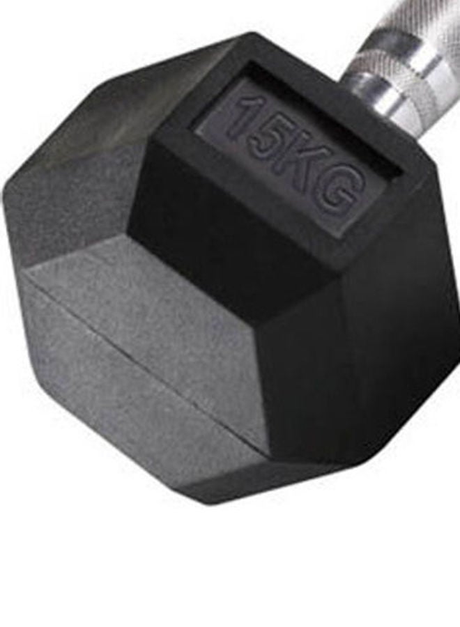 BODY SCULPTURE Hex Dumbbells 15kg - Image 4