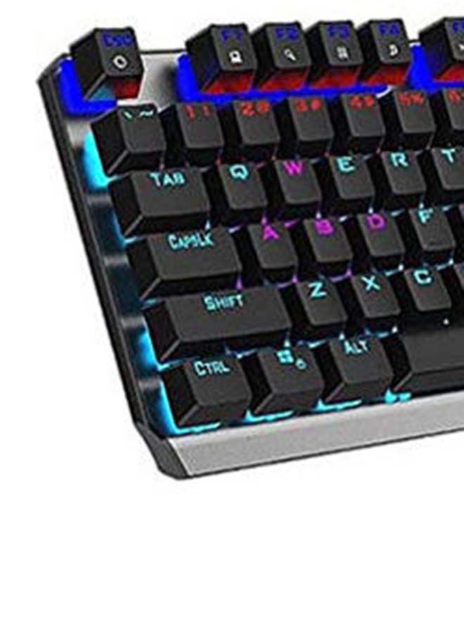 AULA F2066-II Wind Mechanical Gaming Keyboard - Blue Switches - Arabic & English Keys - Image 3