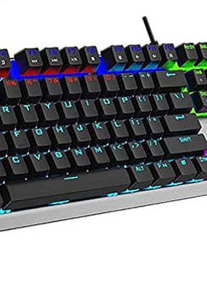 AULA F2066-II Wind Mechanical Gaming Keyboard - Blue Switches - Arabic & English Keys - Image 4
