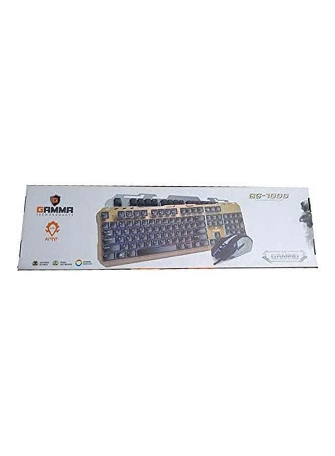 Wired Metal Gaming Keyboard And Mouse Combo