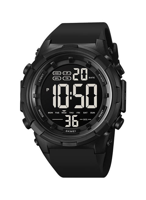 Men's Fashion Outdoor Sports  Multifunction Alarm 5Bar Waterproof Digital Watch  1845