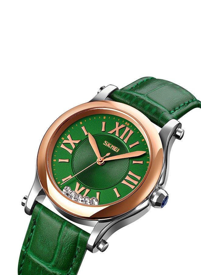 SKMEI Women's Fashion And Elegant Leather Watch Waterproof Clock 9265  - Image 2