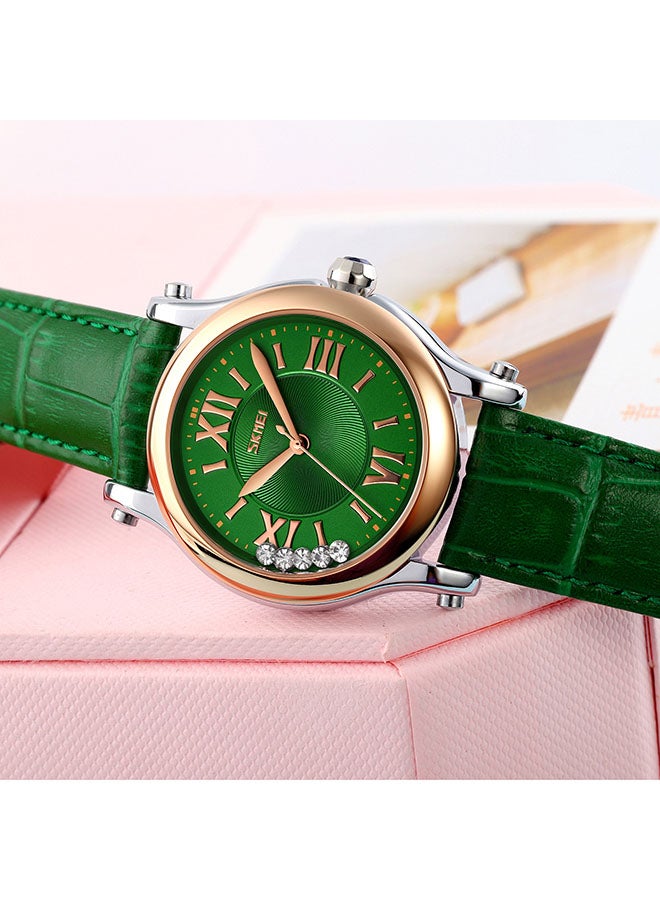 SKMEI Women's Fashion And Elegant Leather Watch Waterproof Clock 9265  - Image 3