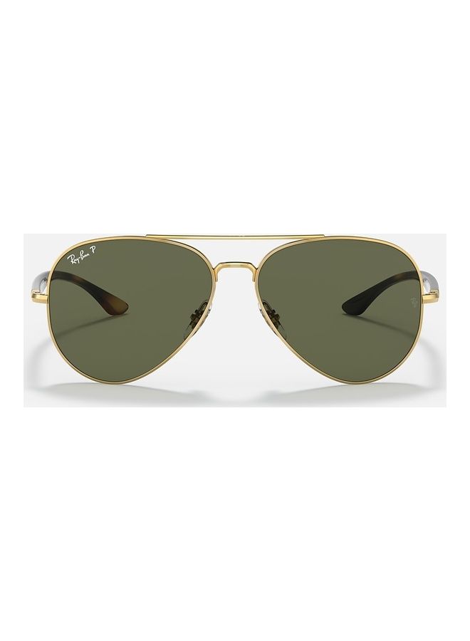 Ray-Ban Arista Gold Medium Polarized Sunglasses - RB3675 001/58 58-14 135 3P  - Image 2