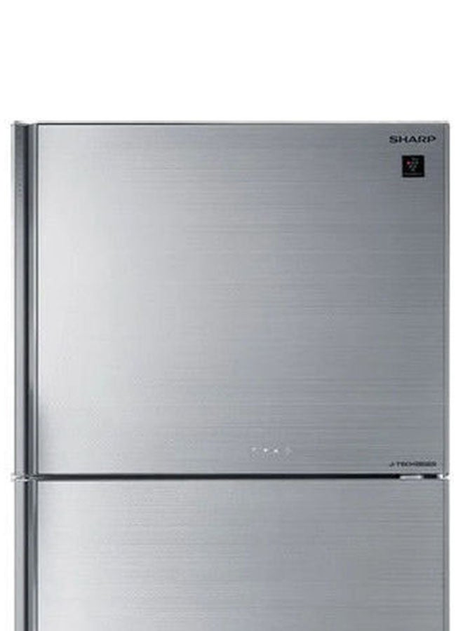 شارب - ثلاجة رقميَّة بتقنية العاكس وخاصية منع تكون الثلج ببابين 2628 W SJ-GV69G-SL فضي - Image 1