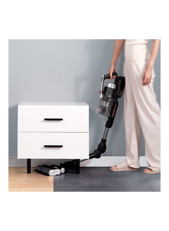 Midea - Cordless Stick Vacuum Cleaner With Powerful BLDC Motor For High Suction Power 70 Minutes Run Time Light Weight One Button Flexible Bend Motorized Brush For Hard Floor And Carpets 450 W P7FLEX Black - Image 1