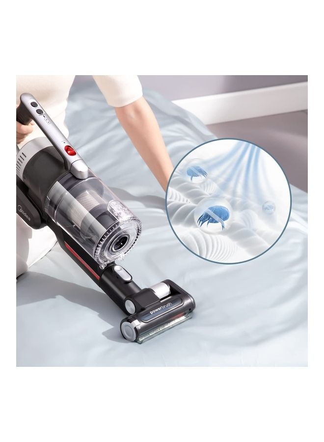 Midea - Cordless Stick Vacuum Cleaner With Powerful BLDC Motor For High Suction Power 70 Minutes Run Time Light Weight One Button Flexible Bend Motorized Brush For Hard Floor And Carpets 450 W P7FLEX Black - Image 1