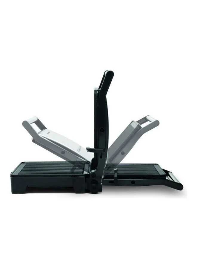 KENWOOD Health Grill, 3 Adjustable Grill Positions, 2000 W HGM31.000SI Silver