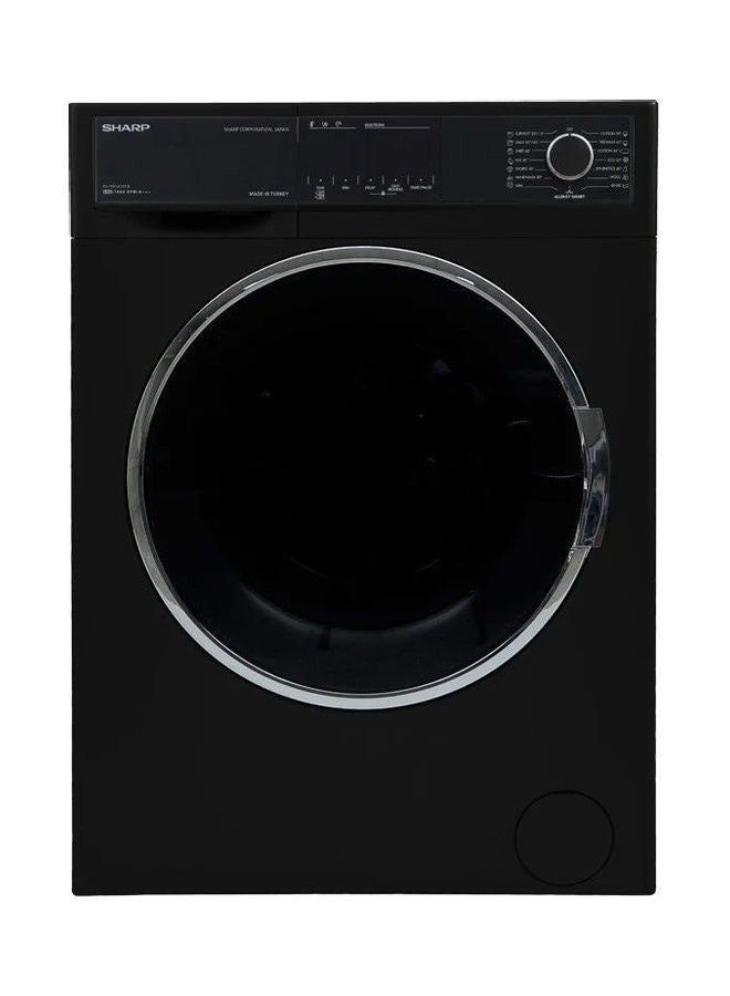 SHARP Washing Machine Fully Automatic ES-FP814CXE-B Black  - Image 1