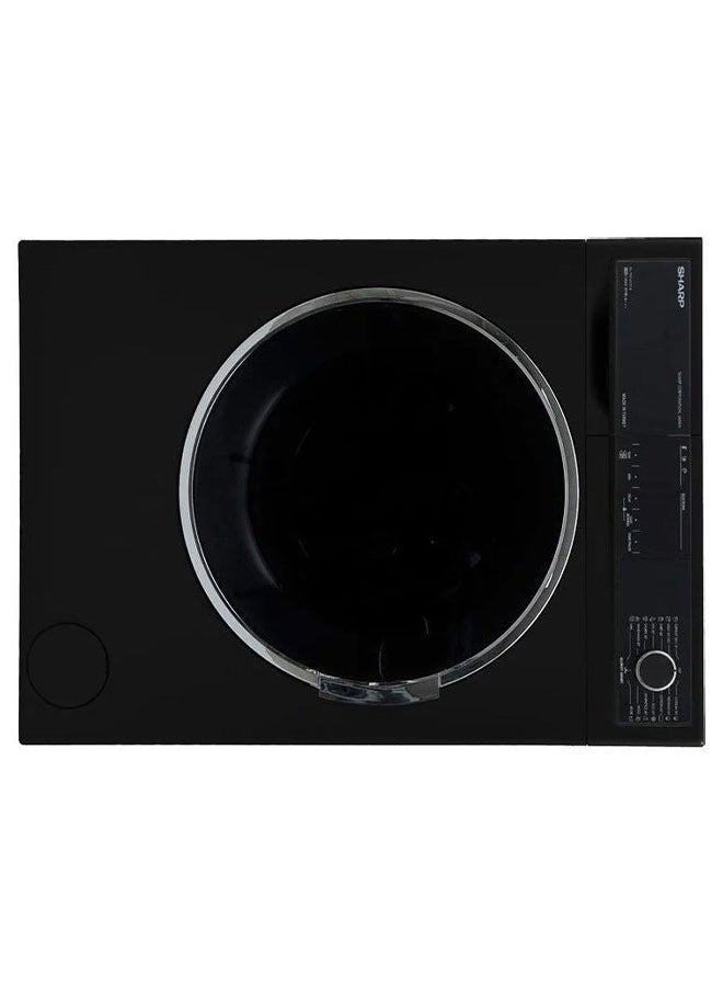 SHARP - Washing Machine Fully Automatic ES-FP814CXE-B Black - Image 1